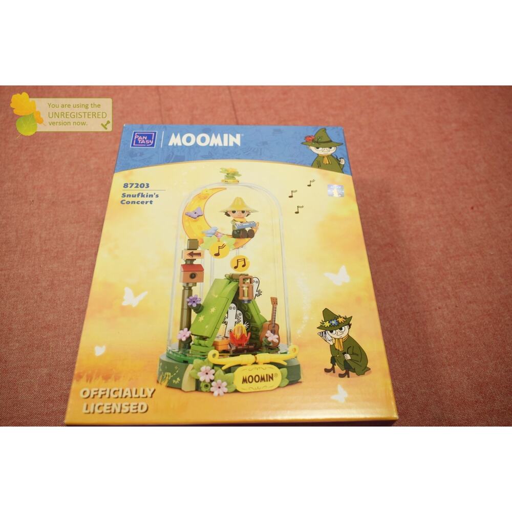 Pantasy Moomin Snufkin's Concert 221pc Brick Block Set 87203 #